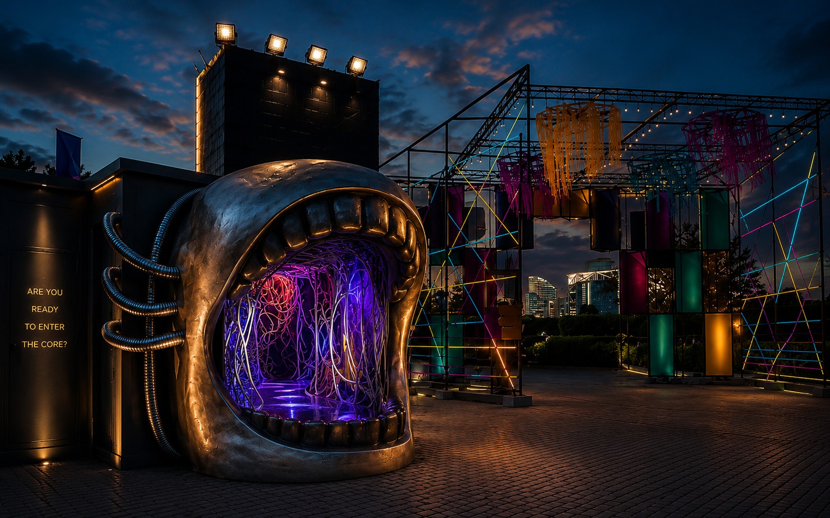 Nucleus, a story world built at NSTI Festival