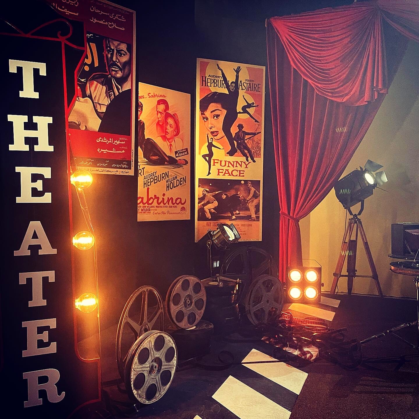 A constructed film set and production design by Maze of Tales